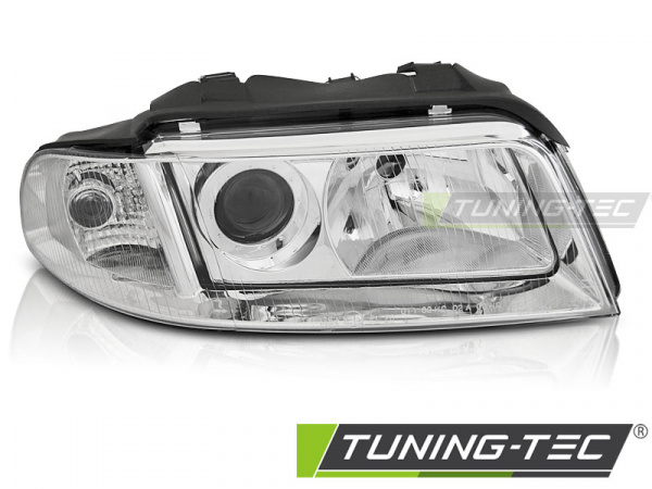 Upgrade Klarglas Scheinwerfer Rechts für Audi A4 B5 Lim./Avant 99-00 chrom